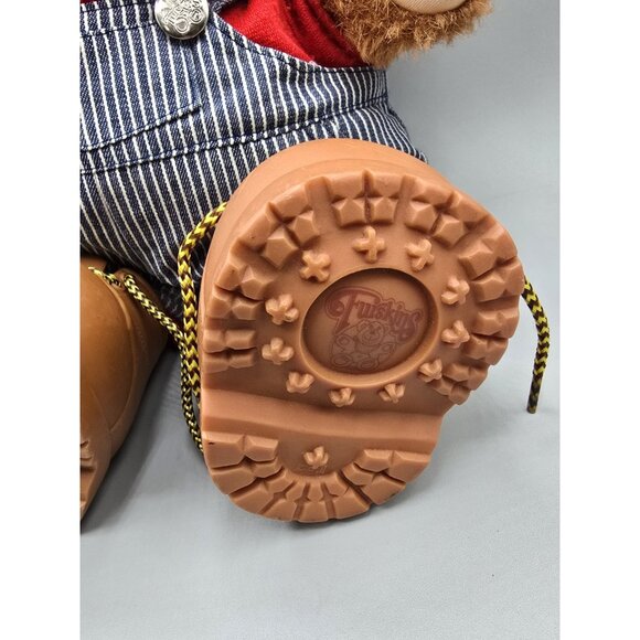 Vintage 1980's Furskins Xavier Roberts Stuffed Plush Bubba Teddy Bear 13.5" EUC - Picture 7 of 7